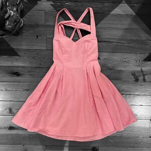 THE LIVINGSTON DRESS By Lauren James pink medium